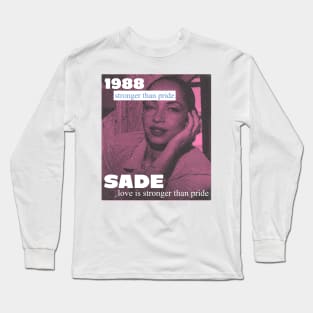 vintage sade // fanart Long Sleeve T-Shirt